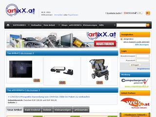 ArtixX – Dein kostenloses Auktions-, Shopping und Inserateportal