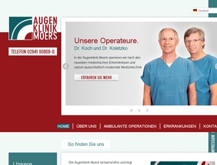 Augenklinik Moers – Ambulante Augenoperationen.