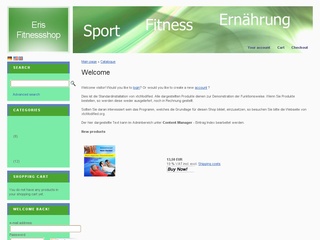 Shop für Sport Fitness Ernährung und Gesundheit