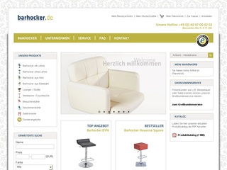 Barhocker und Lounger