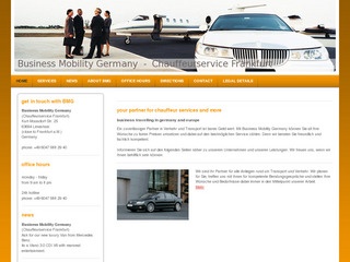 BMG Business Mobility Germany, Chauffeur & Limousine Service