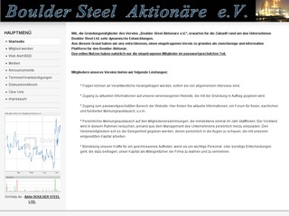 Boulder Steel Aktionäre e.V.
