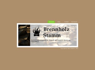 Brennholz Stamm