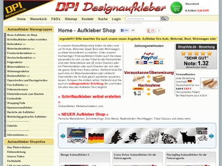 DPI Autoaufkleber Shop
