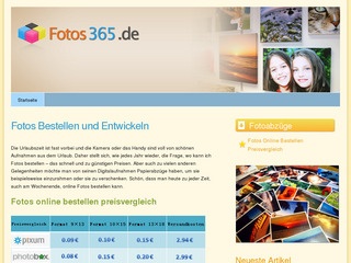 Fotos Bestellen Online auf Fotos365 GMBH