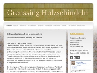 Greussing Holzschindeln