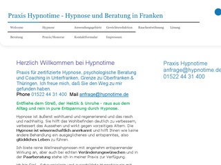 Praxis Hypnotime – Zertif. Hypnose & Coaching in Franken, Bayern