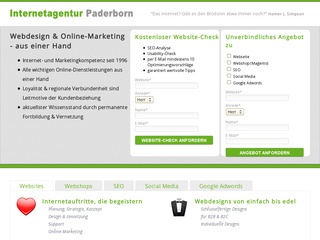 Internetagentur Paderborn – Webdesign, Webshops & Online-Marketing