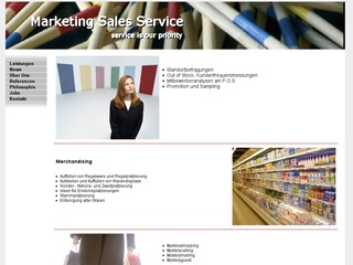 Marketing Sales Service – Marktforschung und Mystery Shopping