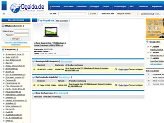 Ogeido.de – Ihr kostenloses Auktionshaus