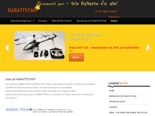 RABATTSTAR – Beste Rabattaktionen in der Regio Basel – Prozente %, Rabatte, Discount, Sonderangebote!