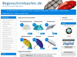 Regenschirmkaufen.de Der Site für einen gute Regenschirm