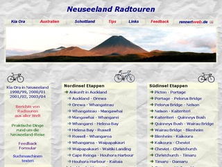 Radtouren durch Neuseeland, Australien und Schottland