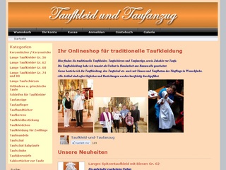 Traditionelle Taufbekleidung