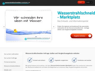 Wasserstrahlschneiden Lieferanten und Angebote