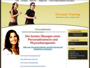 Personaltraining, Physiotherapie